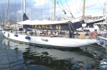 12 metre Classic Yacht 'France 2' Sail Boat For Sale