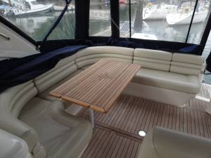 Princess V40 interior boatmatch.com