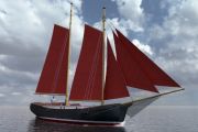 Skerry Schooner Yacht Sail Boat For Sale